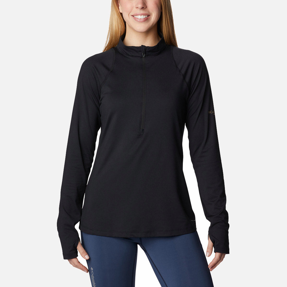 W Endless Trail Half Zip Mesh L/S