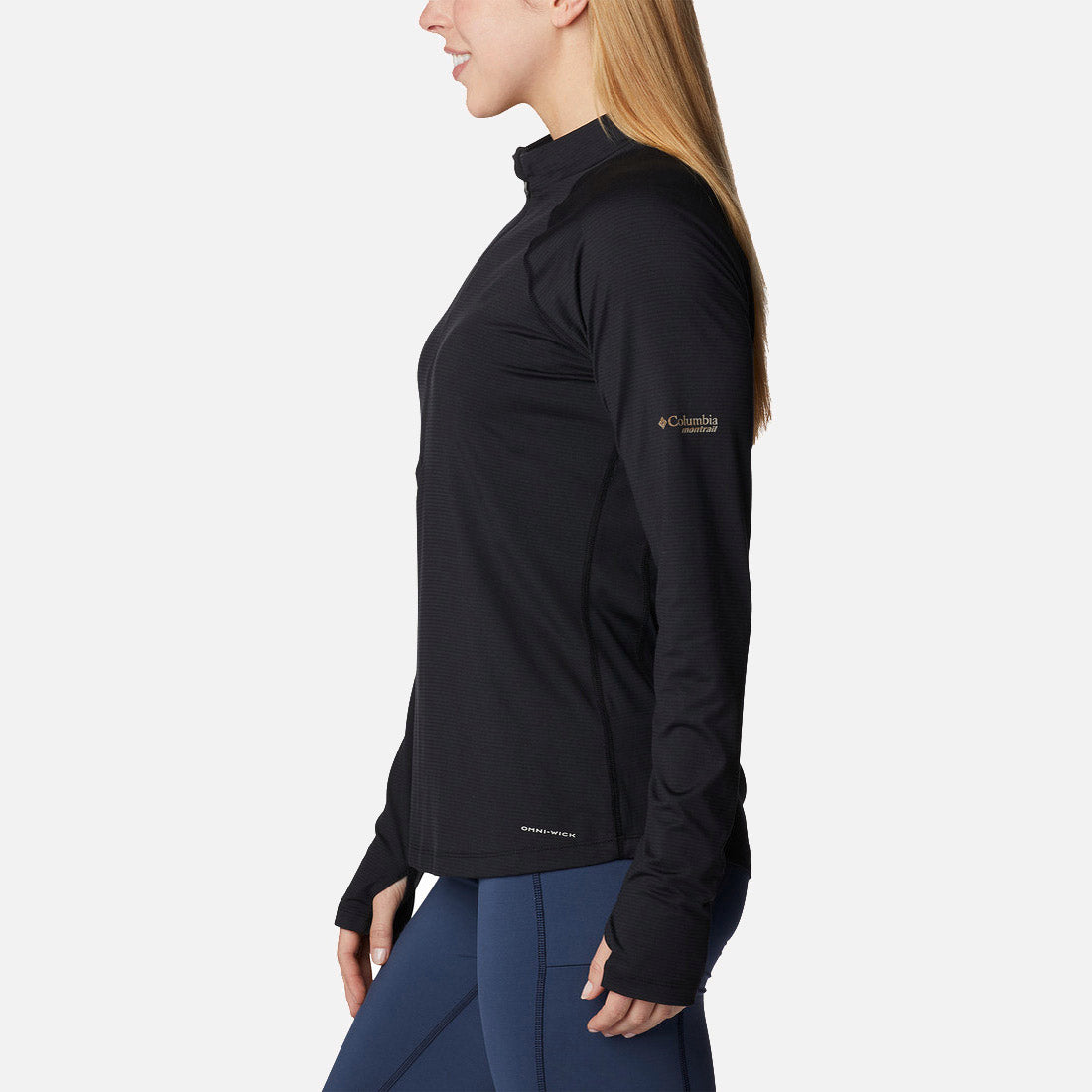 W Endless Trail Half Zip Mesh L/S