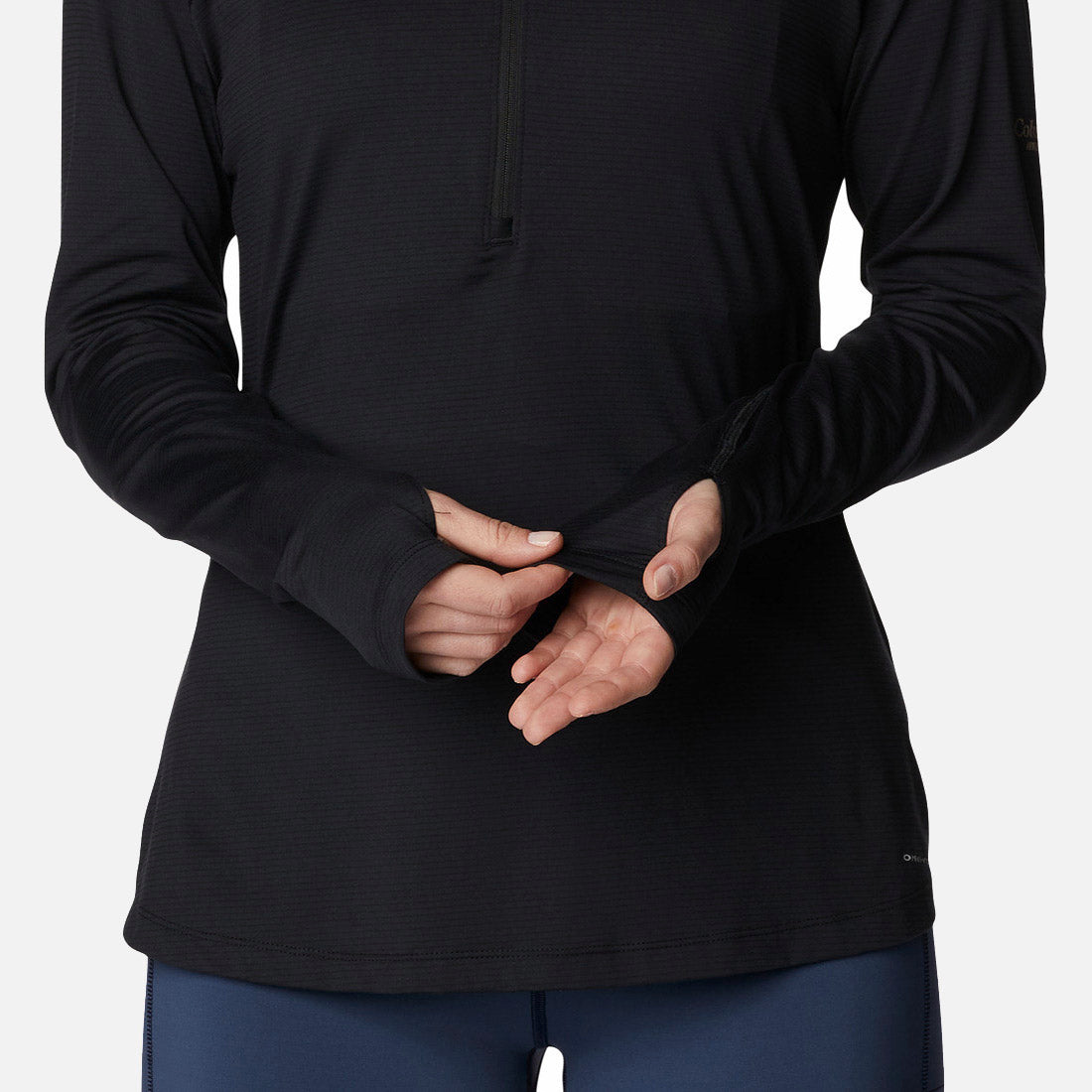W Endless Trail Half Zip Mesh L/S