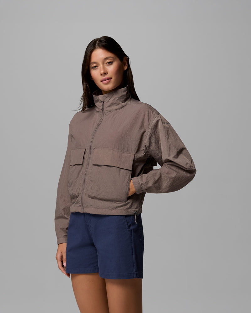 Paracutie Cropped Cargo Windbreaker