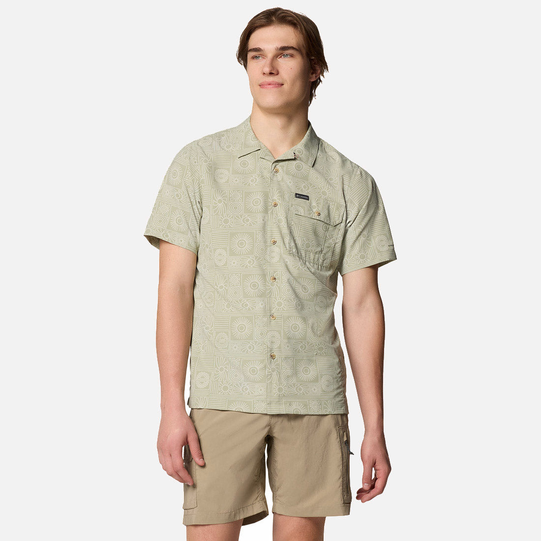 Tech Trail Utility Printed Woven S/S