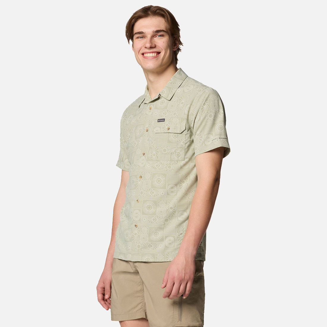 Tech Trail Utility Printed Woven S/S