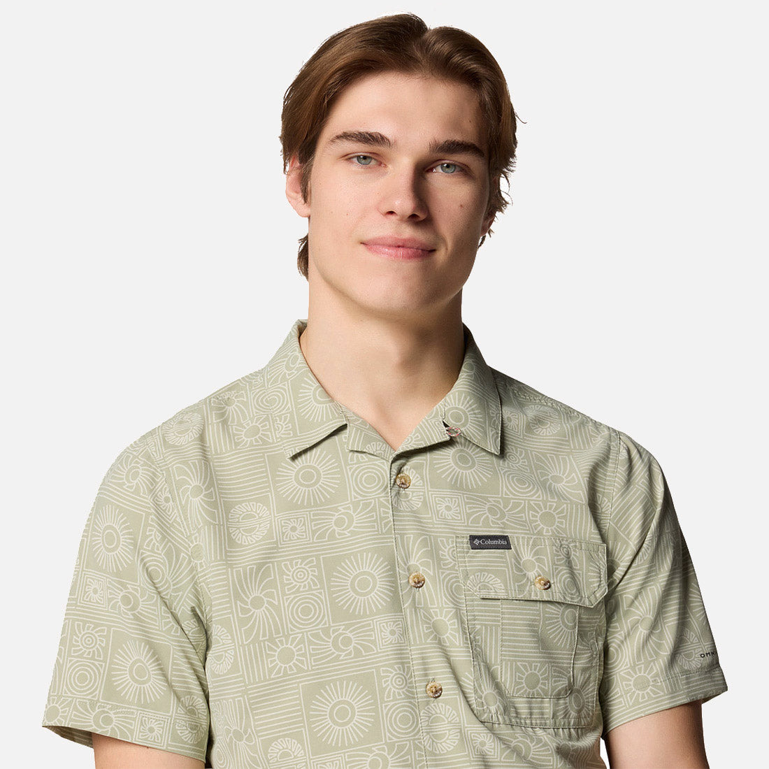 Tech Trail Utility Printed Woven S/S