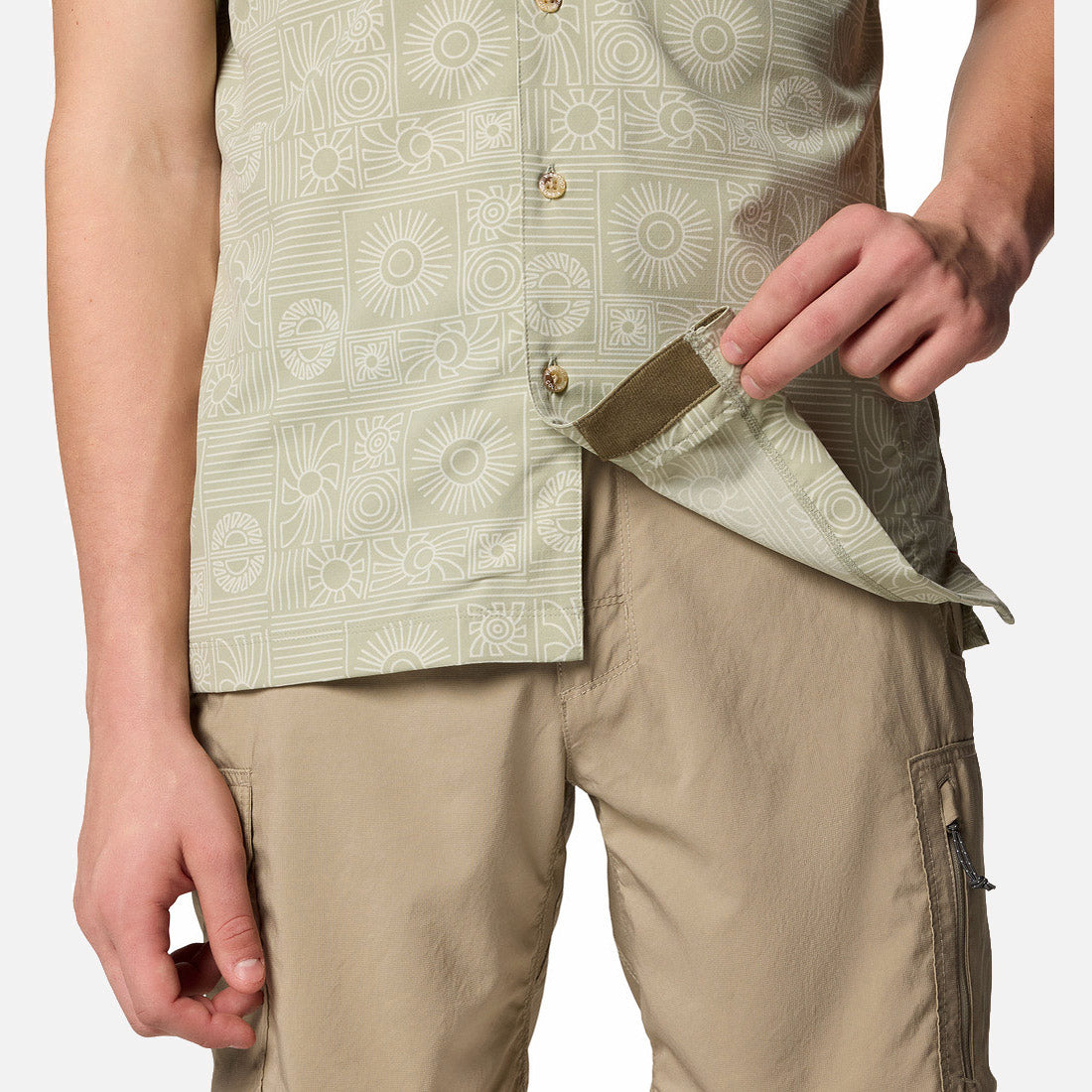 Tech Trail Utility Printed Woven S/S