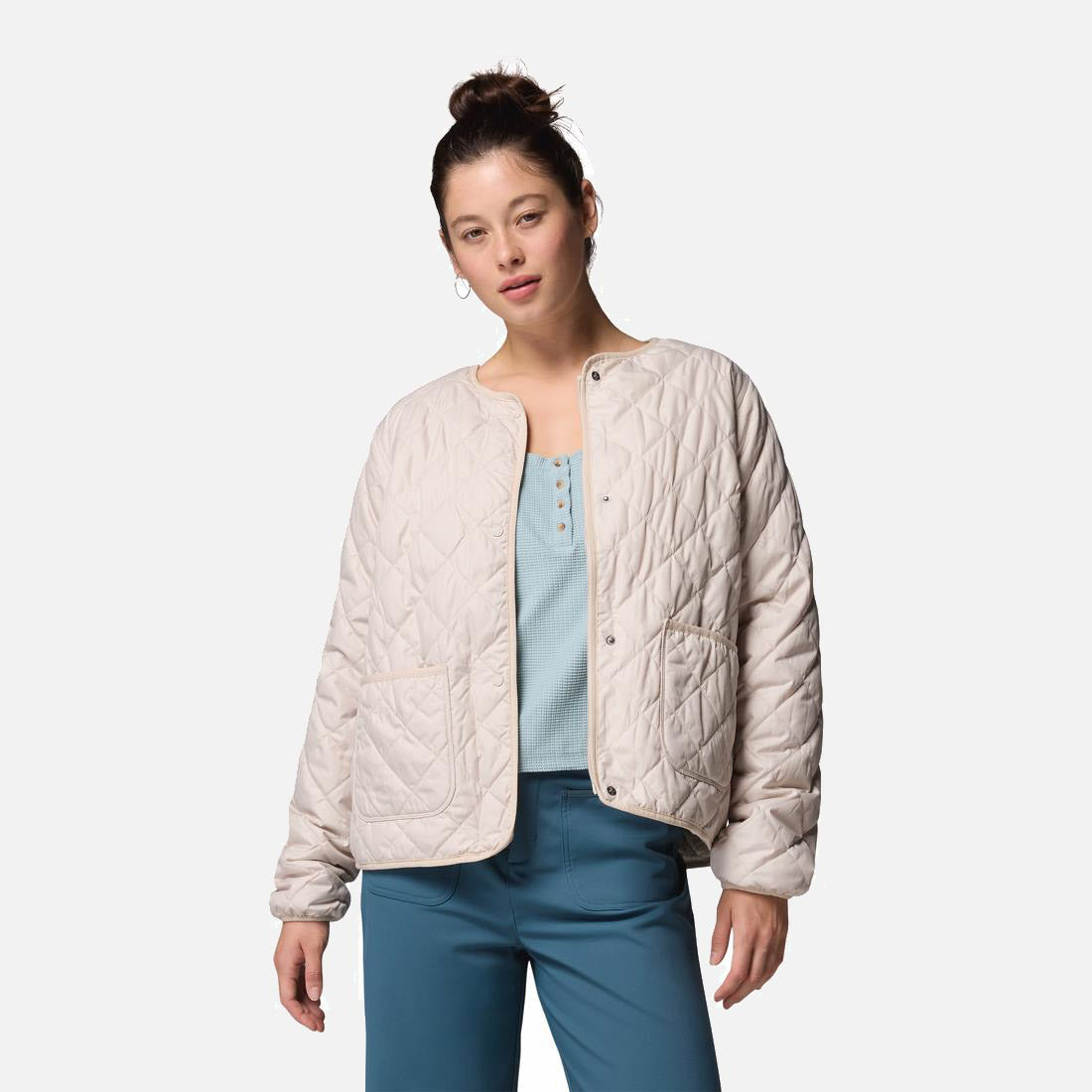 Copper Crest Collarless Jacket