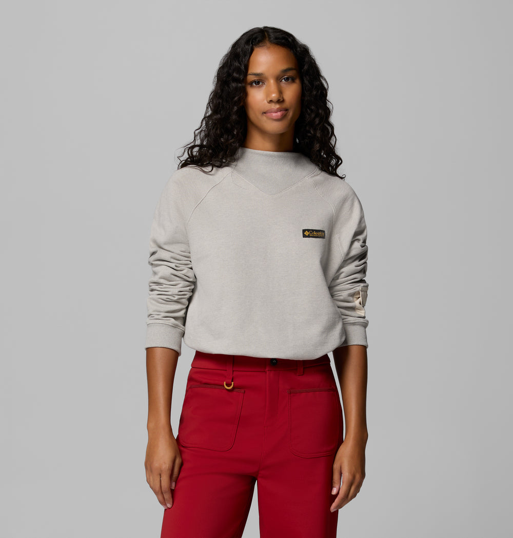 High Cascades Crop French Terry Long Sleeve Shirt