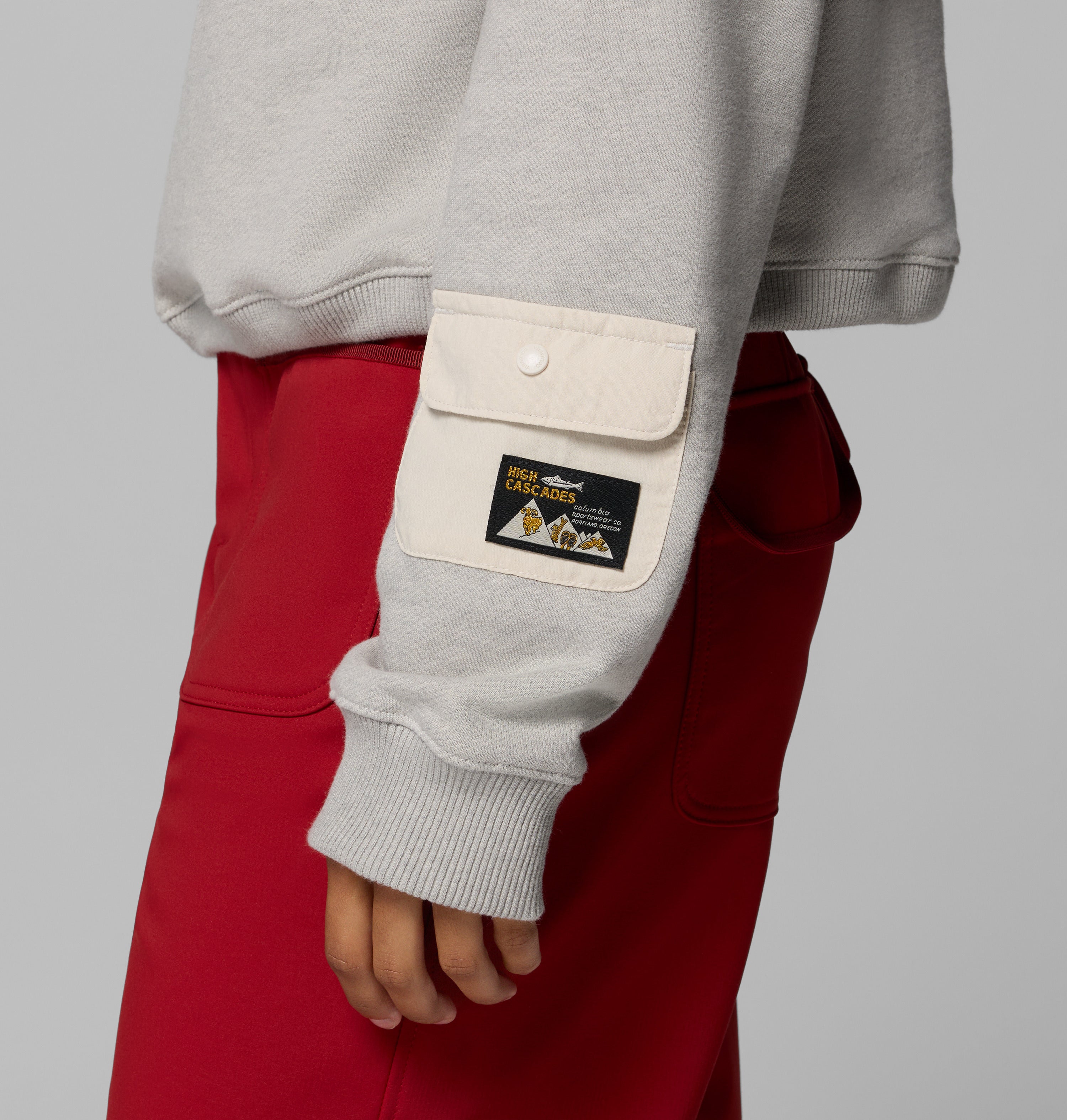 High Cascades Crop French Terry Long Sleeve Shirt