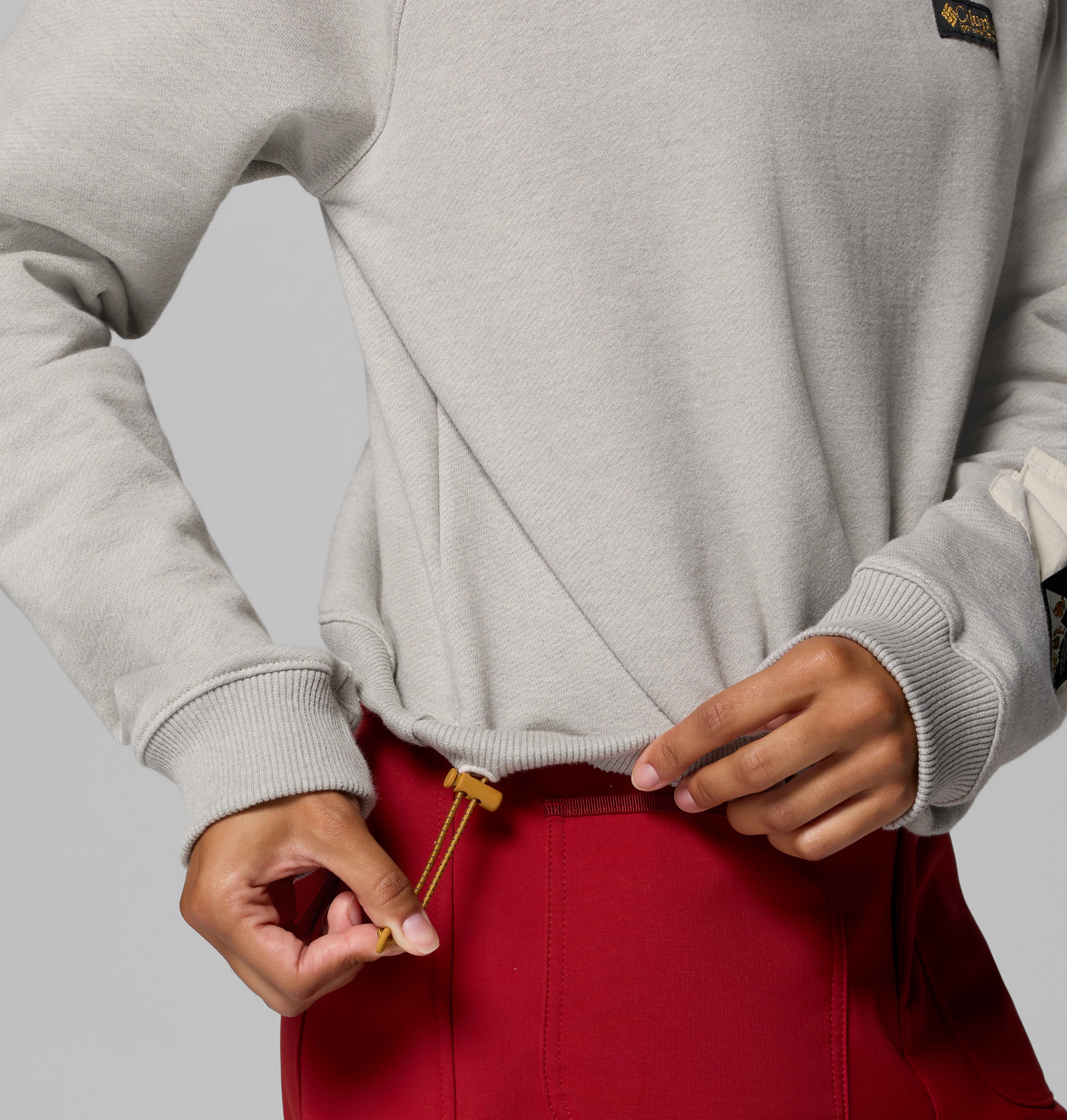 High Cascades Crop French Terry Long Sleeve Shirt