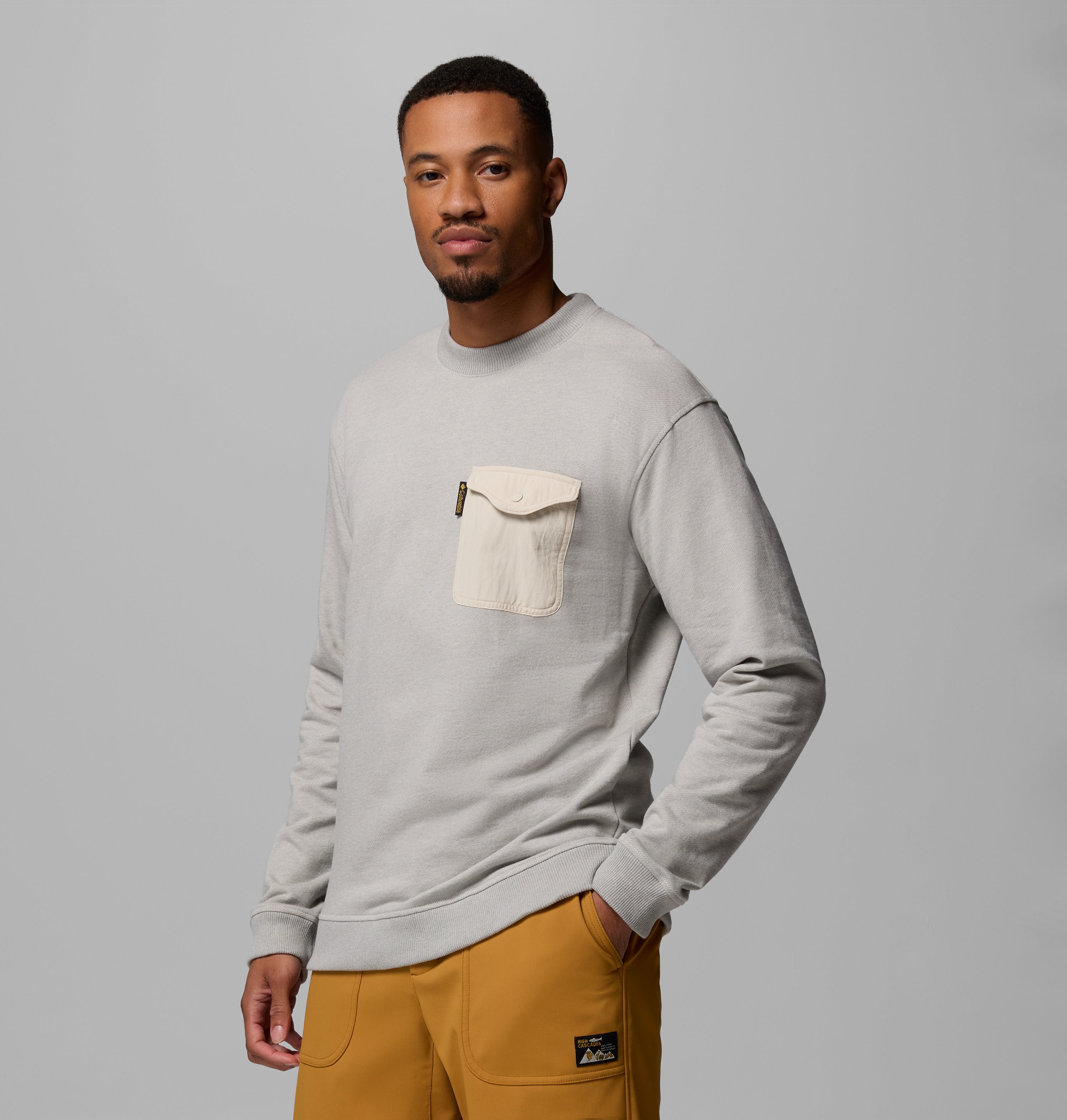 High Cascades Crop French Terry Long Sleeve Shirt