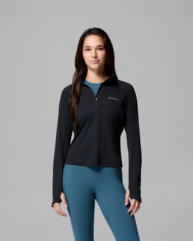 Stealth Spring Long Sleeve Half Zip T