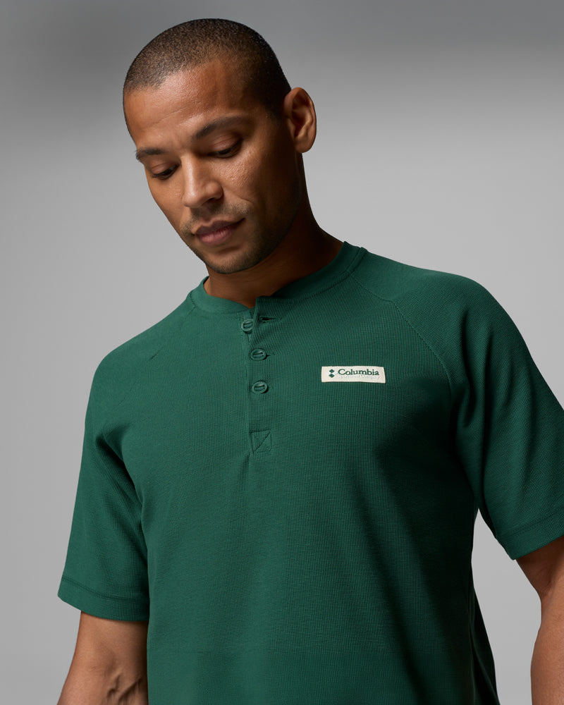 Acker Rock Knit Short Sleeve Shirt M