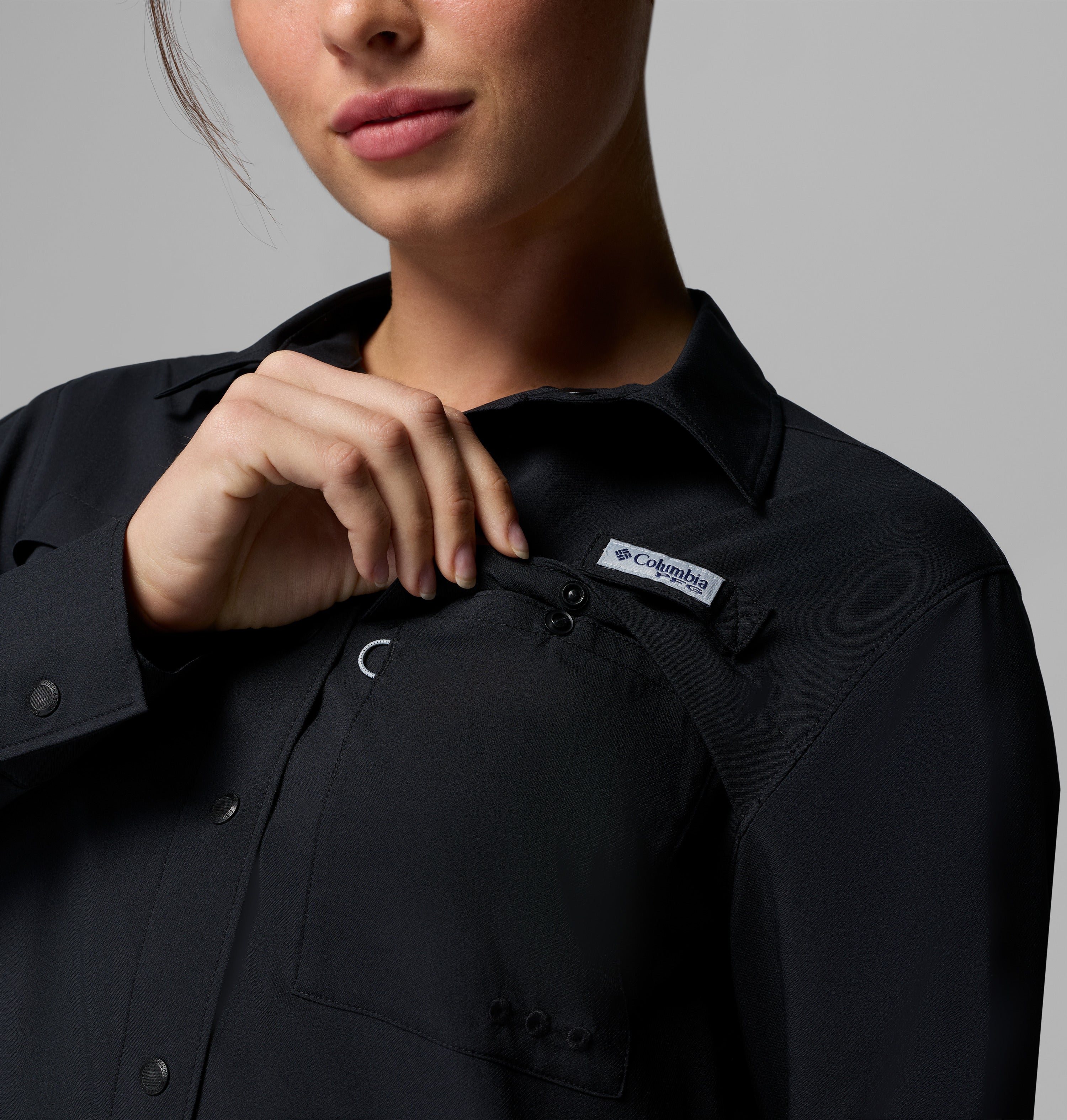 PFG Castback Woven L/S