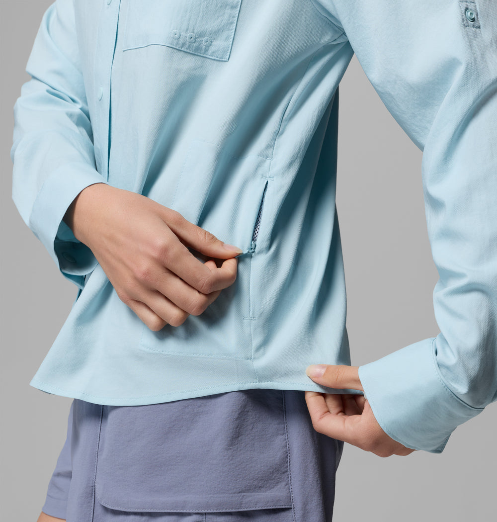 PFG Castback Woven L/S