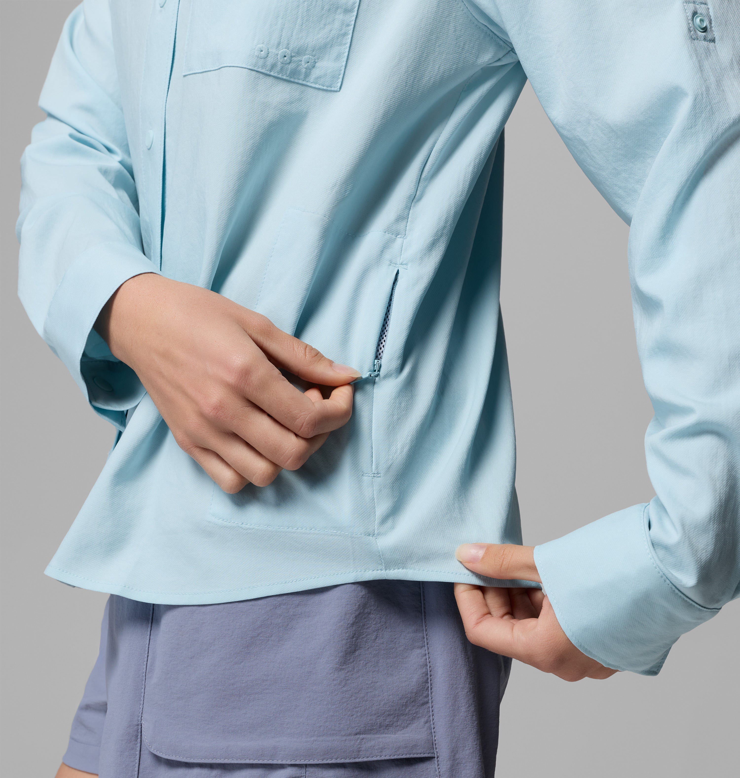 PFG Castback Woven L/S