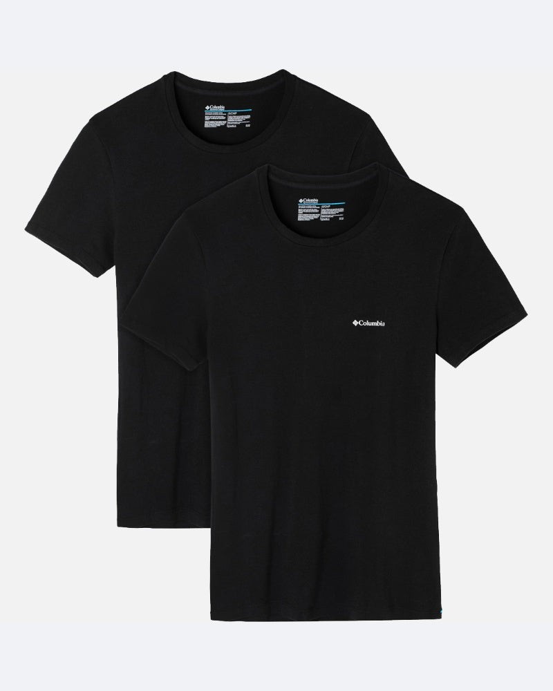 Cotton Stretch Crew Neck T 2-pk