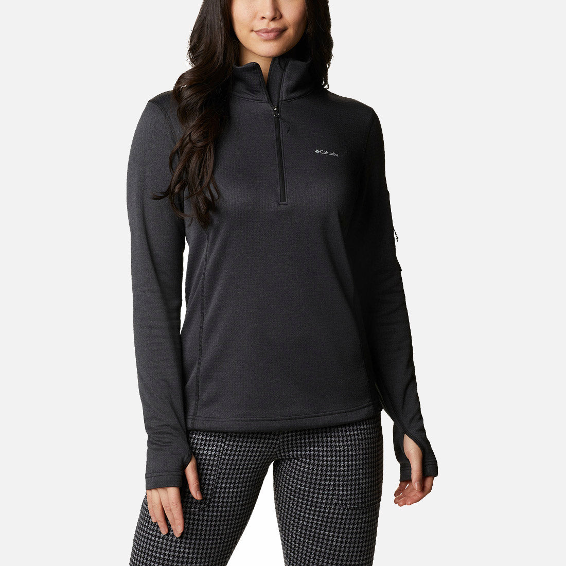 Park View Grid Fleece Half Zip