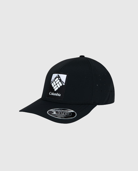 כובע הטיולים "קולומביה ישראל Columbia Hike 110 Snap Back" הוא כובע טיולים שחור עם שוליים מעוקלים, טלאי לוגו לבן עם הכיתוב "COL HIKE", מדבקת "110", חורי אוורור בצדדים וסגירת סנאפ-בק מתכווננת.