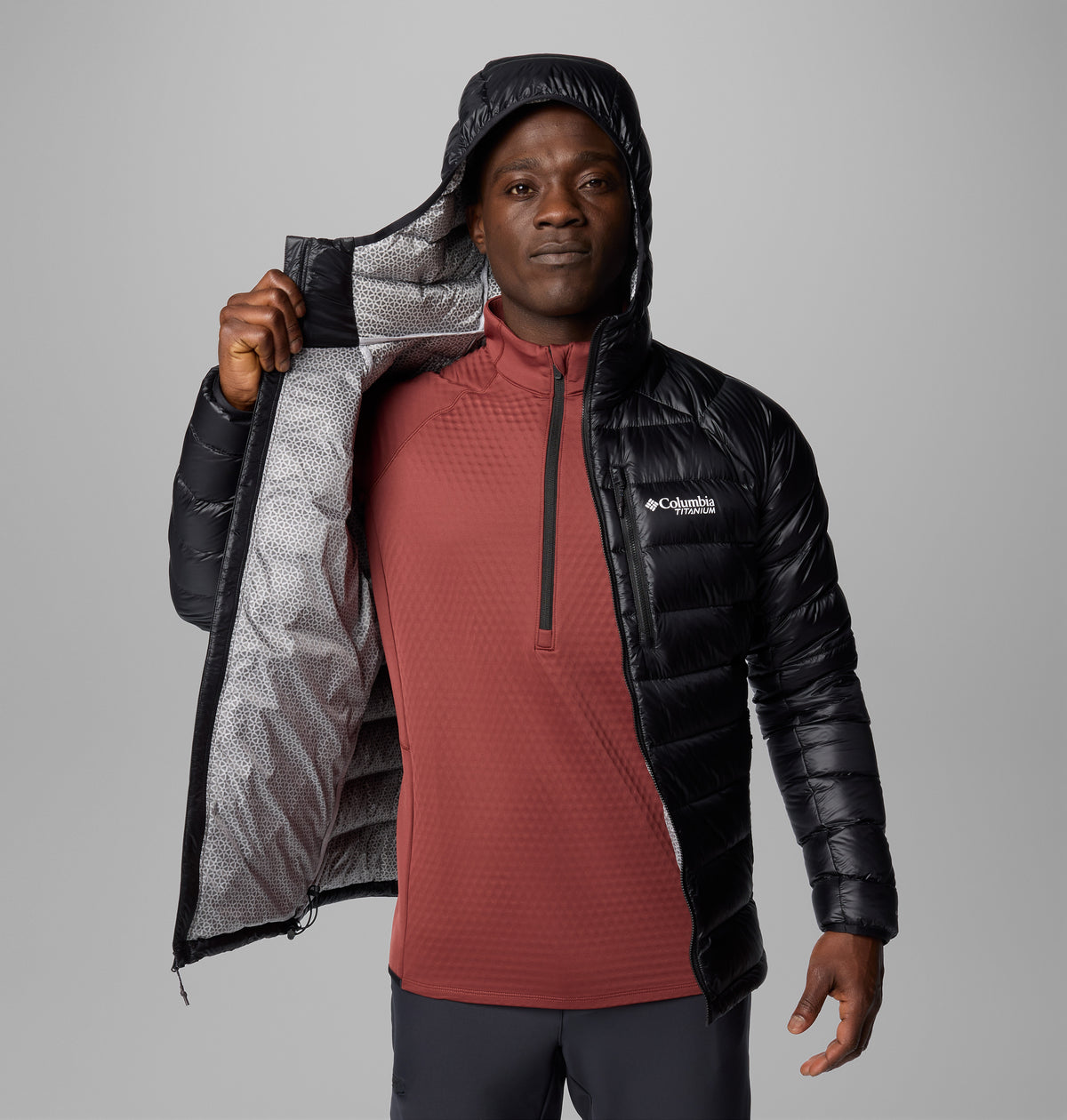 Arctic Crest Down Hooded Jacket