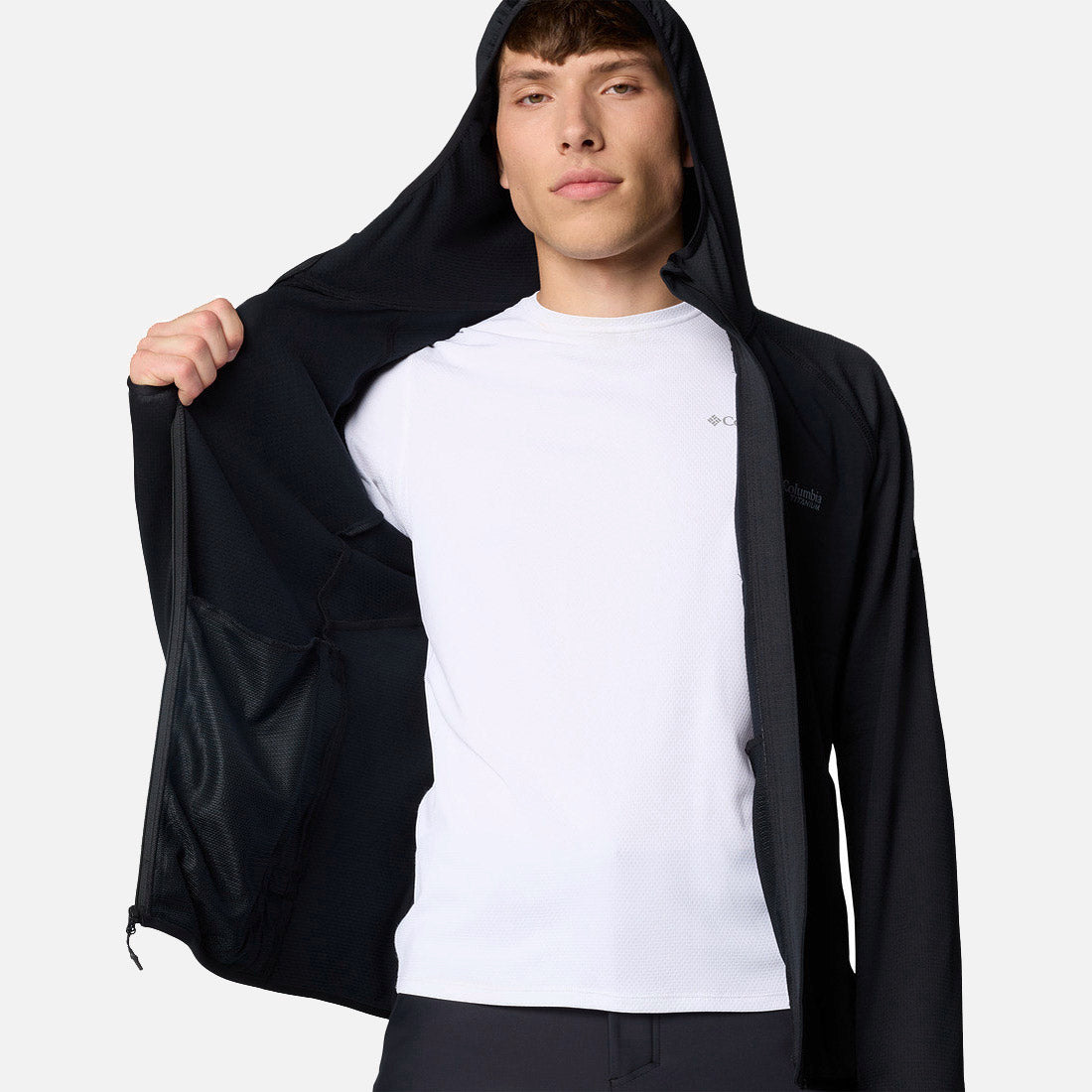 Triple Canyon Grid Fleece Hooded Full Zip II