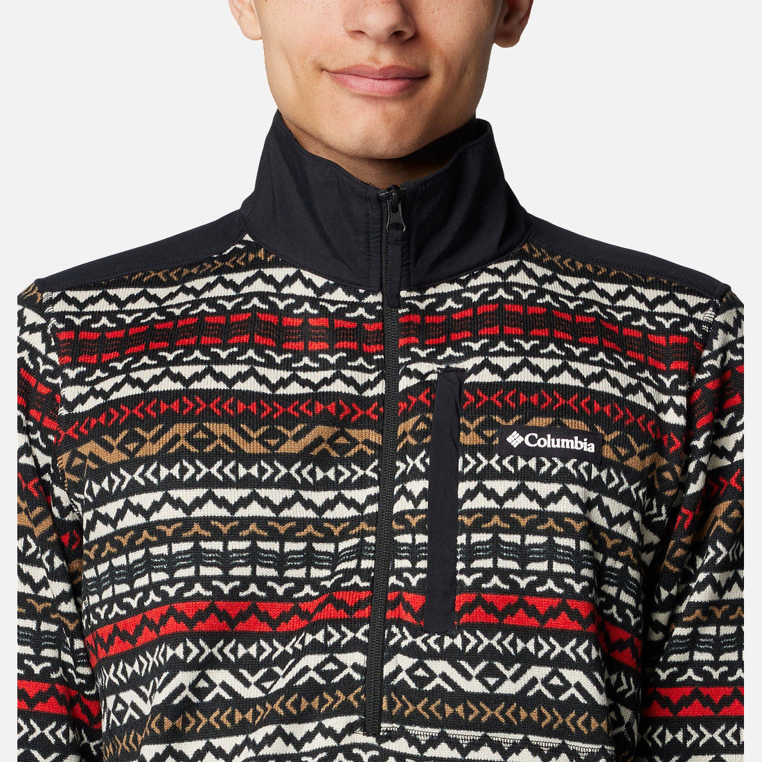 Sweater Weather Printed Half Zip II