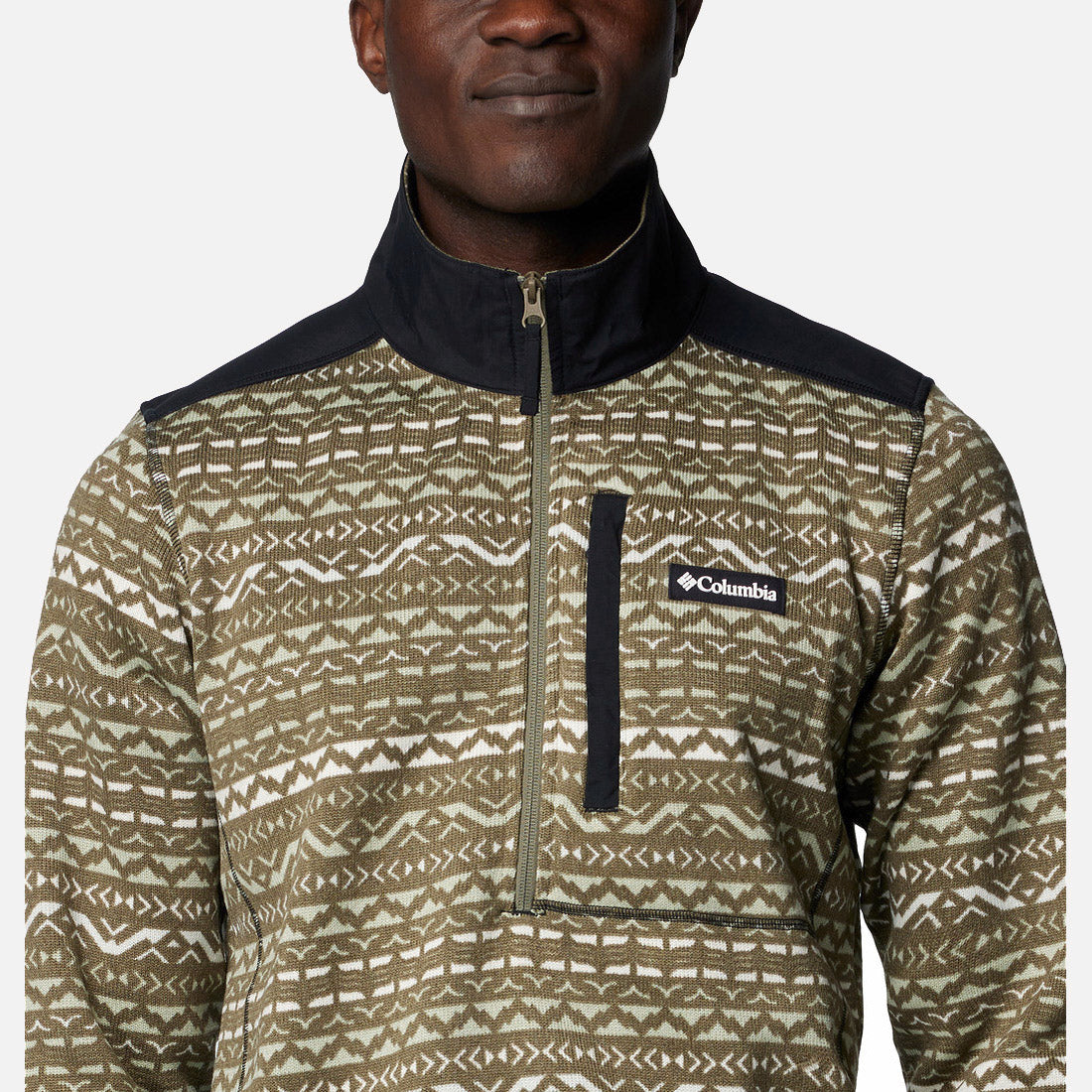 Sweater Weather Printed Half Zip II