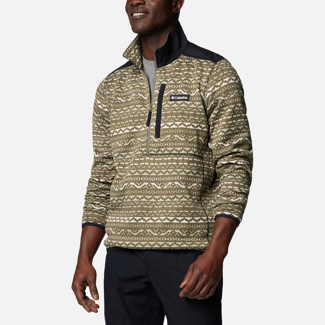 Sweater Weather Printed Half Zip II