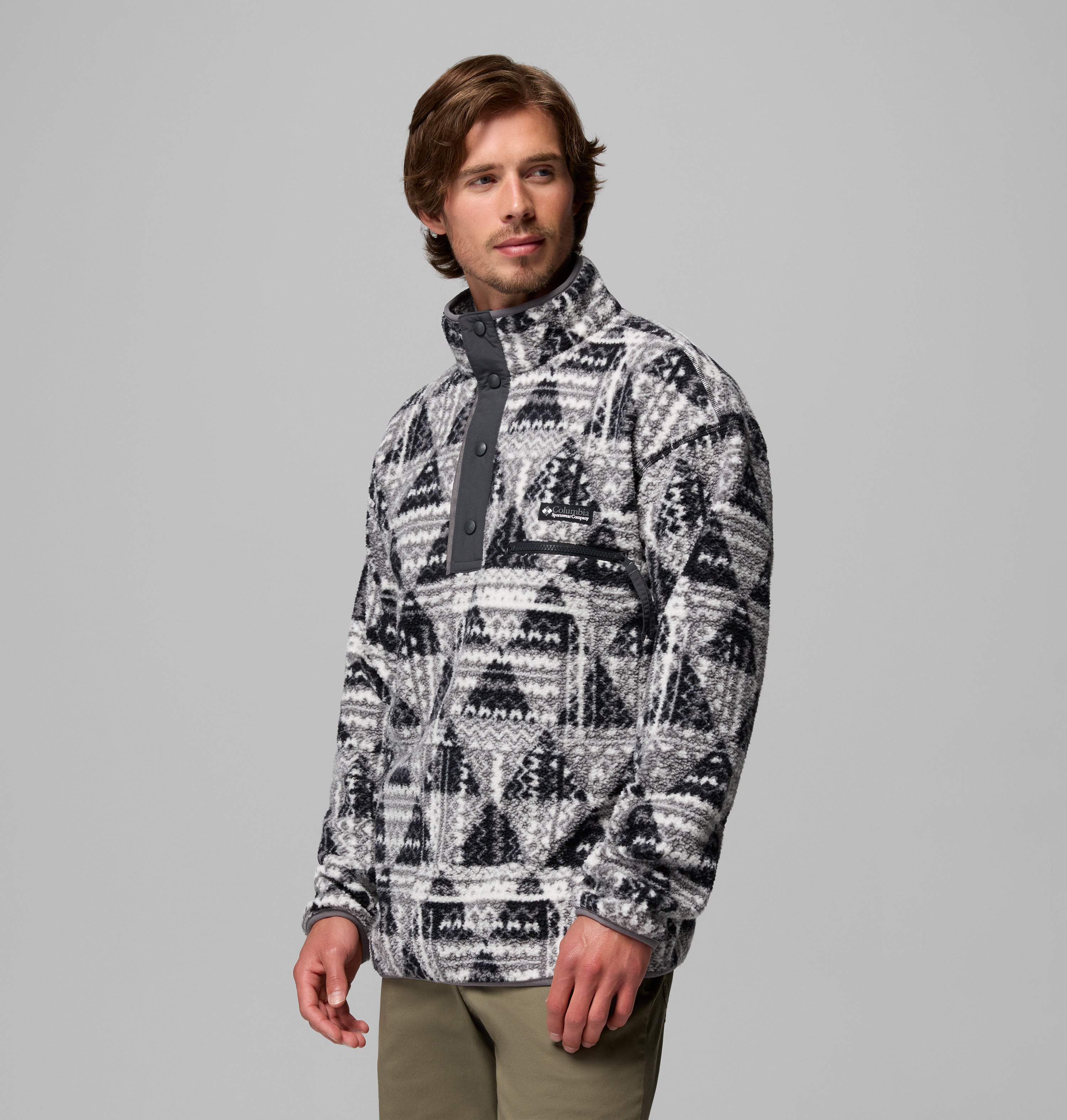 Helvetia II Printed Half Snap M