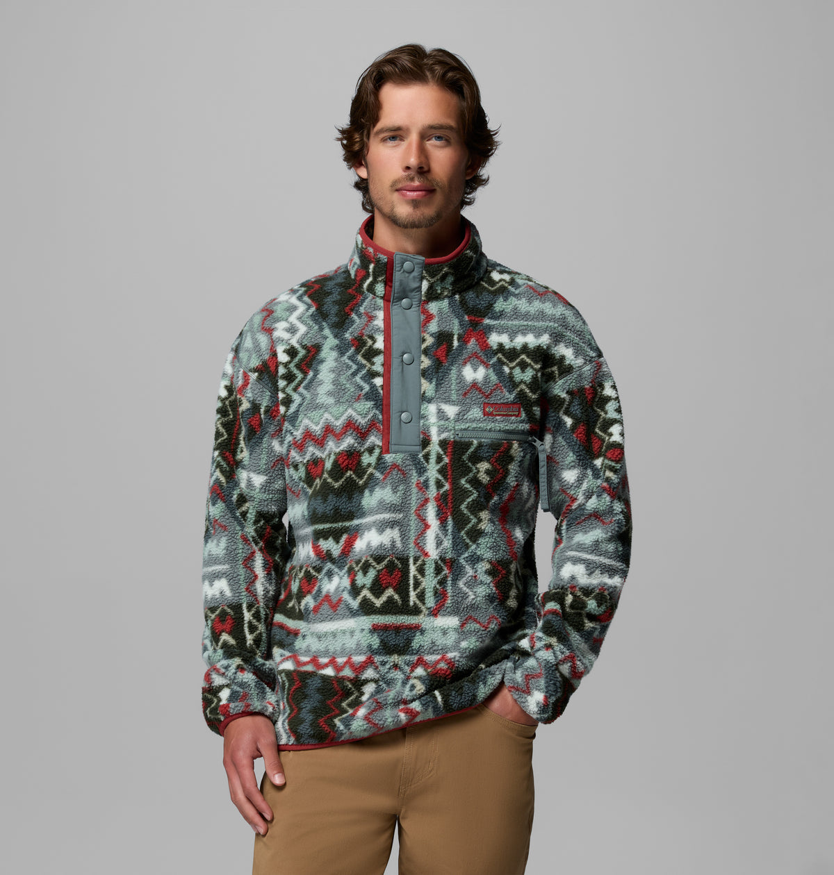 Helvetia II Printed Half Snap M
