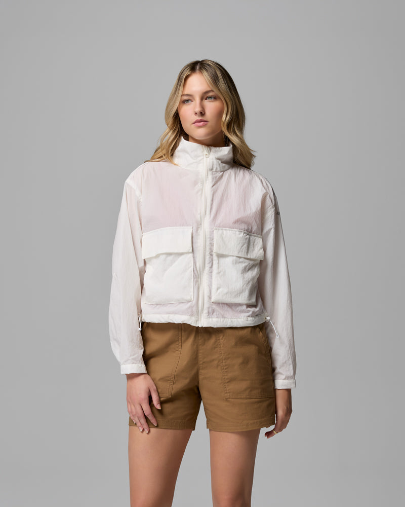 Paracutie Cropped Cargo Windbreaker