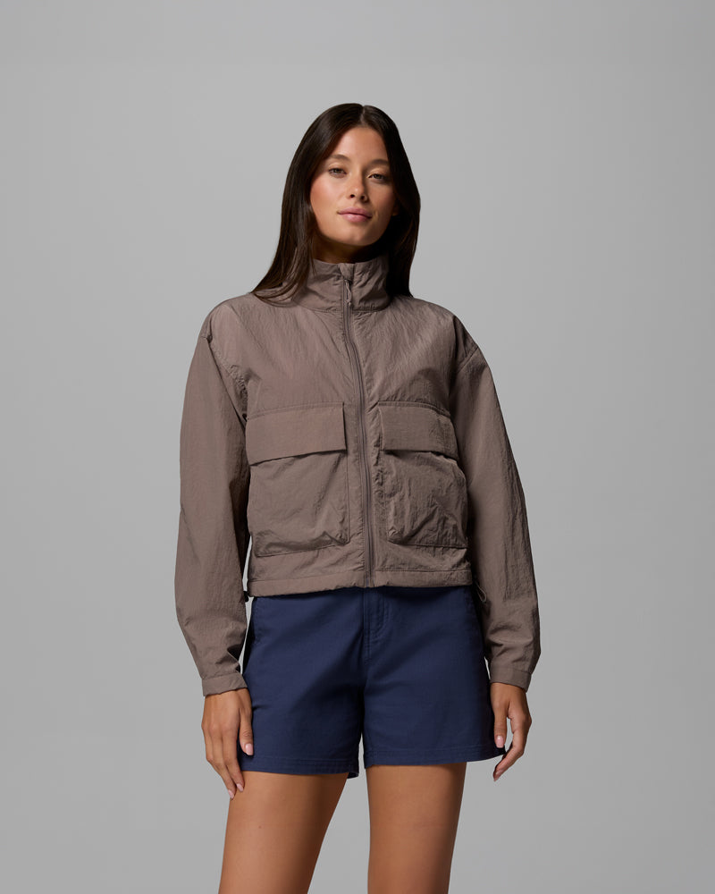 Paracutie Cropped Cargo Windbreaker