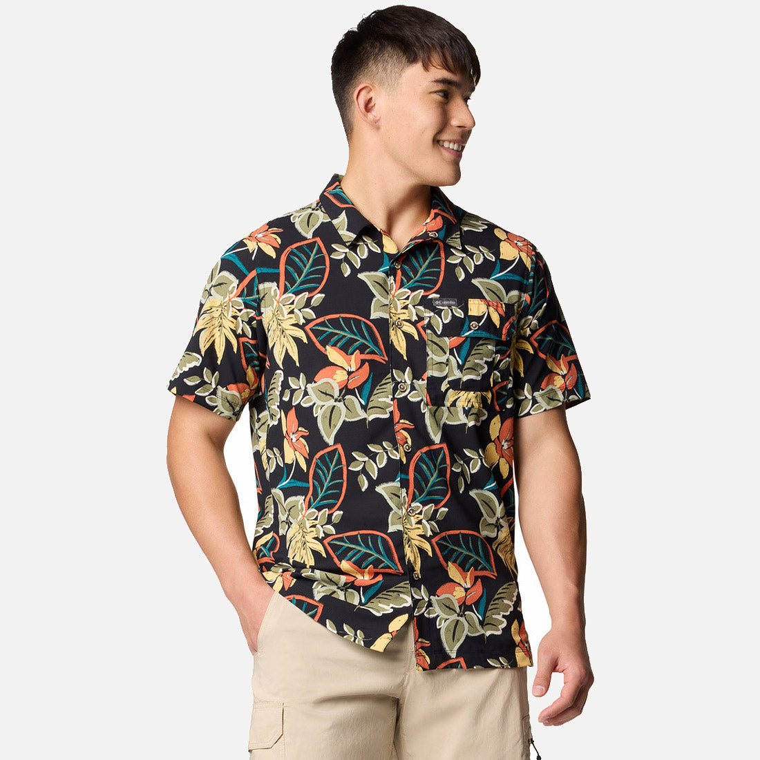 Tech Trail Utility Printed Woven S/S
