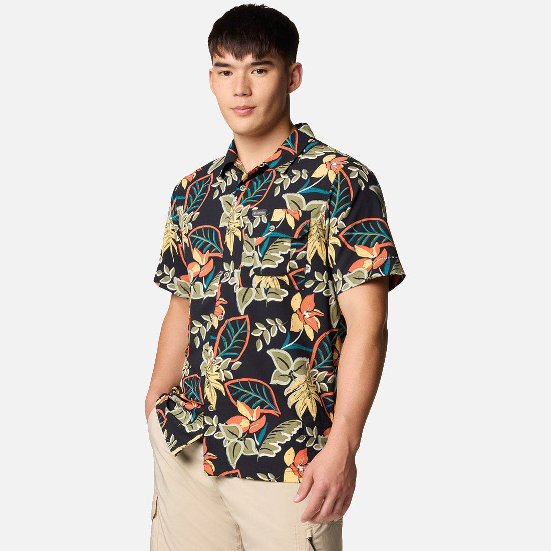 Tech Trail Utility Printed Woven S/S