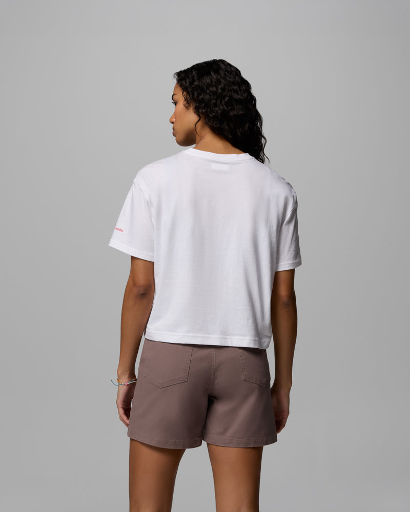 Graphic Relaxed Crop Short Sleeve Shirt