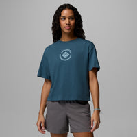Graphic Relaxed Crop Short Sleeve Shirt
