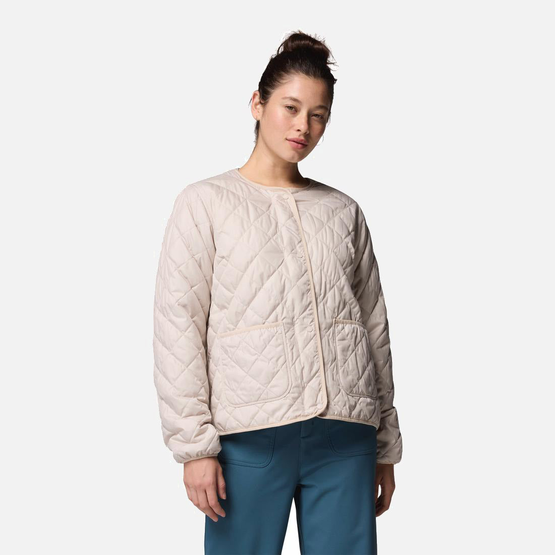 Copper Crest Collarless Jacket