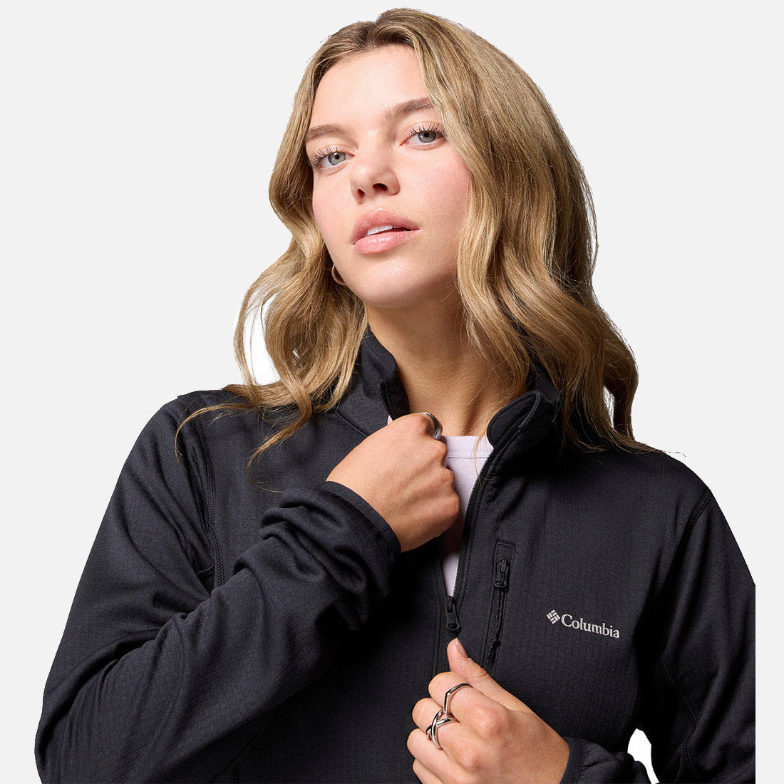 Essential Hike Grid Full Zip W