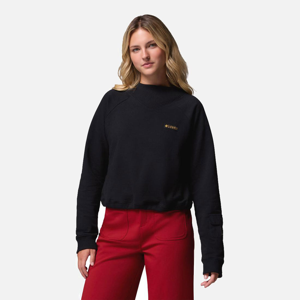 High Cascades Crop French Terry Long Sleeve Shirt