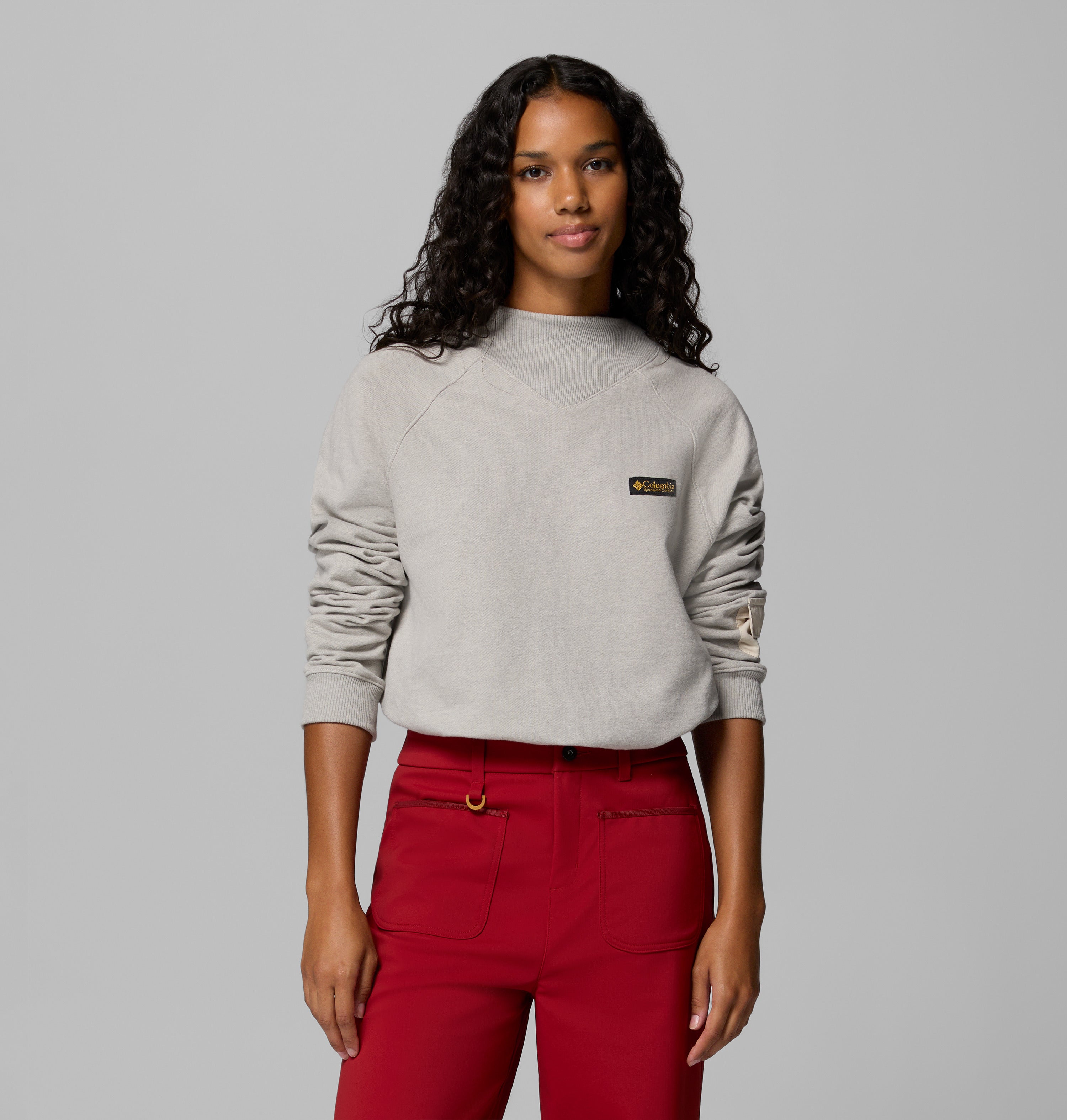 High Cascades Crop French Terry Long Sleeve Shirt