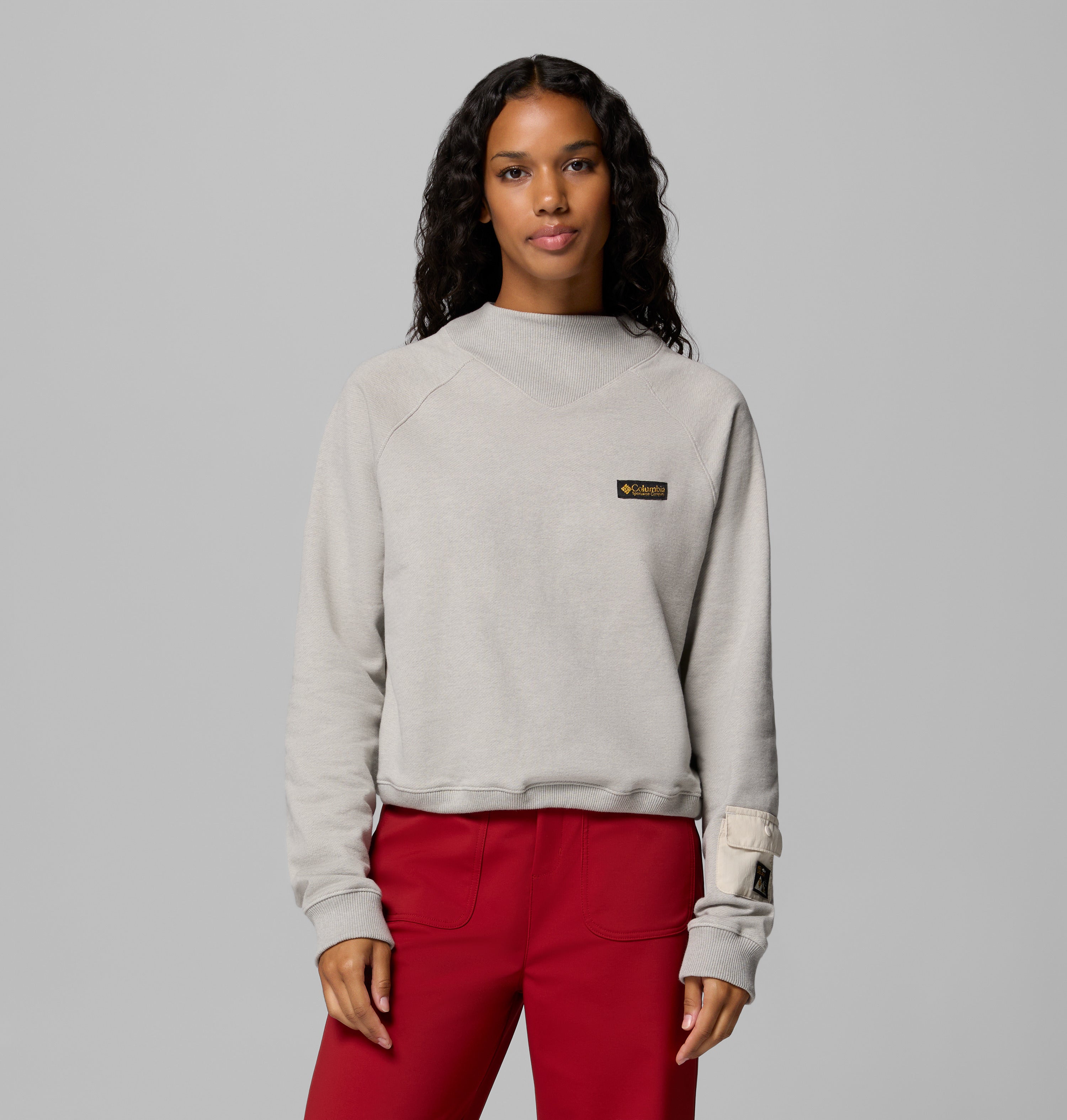 High Cascades Crop French Terry Long Sleeve Shirt