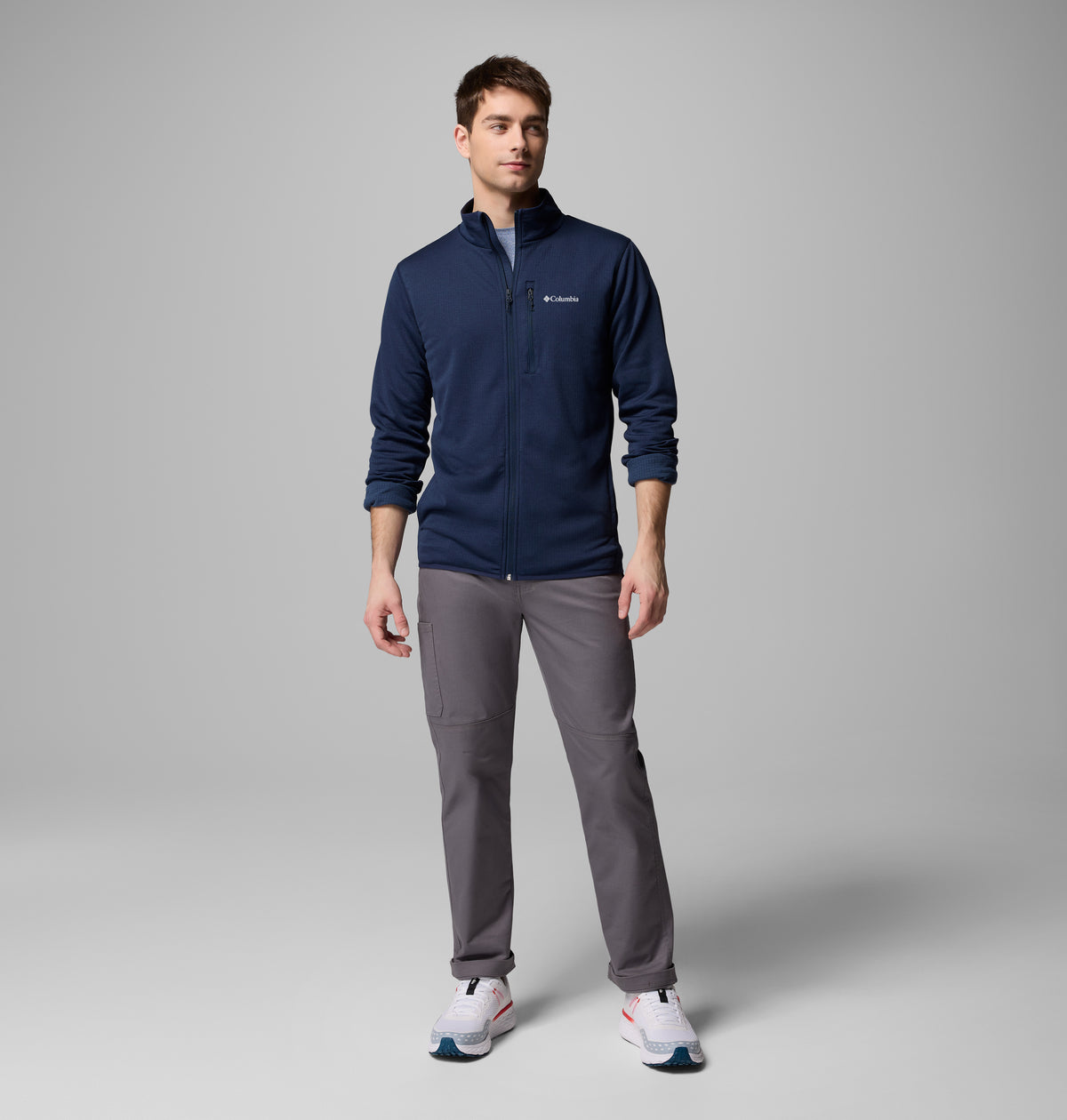 Essential Hike Grid Full Zip M
