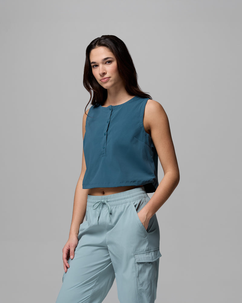 Chill Creek Woven Tank