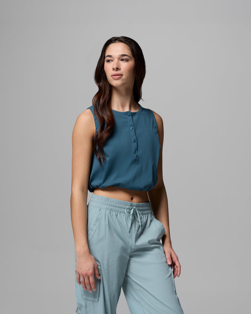 Chill Creek Woven Tank