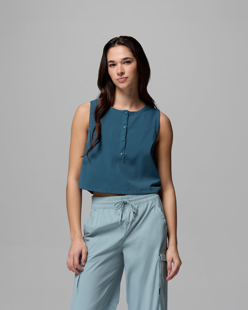 Chill Creek Woven Tank