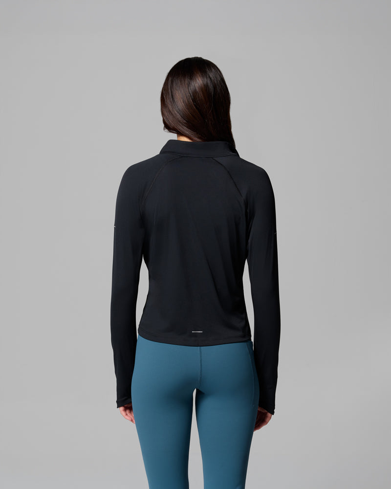 Stealth Spring Long Sleeve Half Zip T