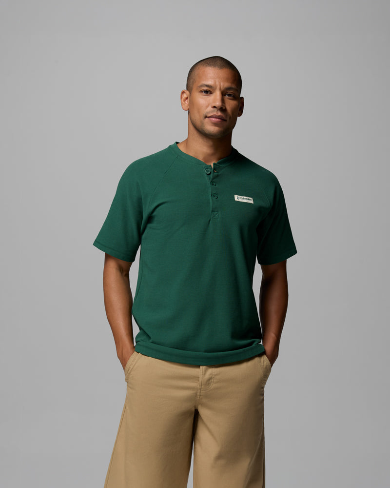 Acker Rock Knit Short Sleeve Shirt M