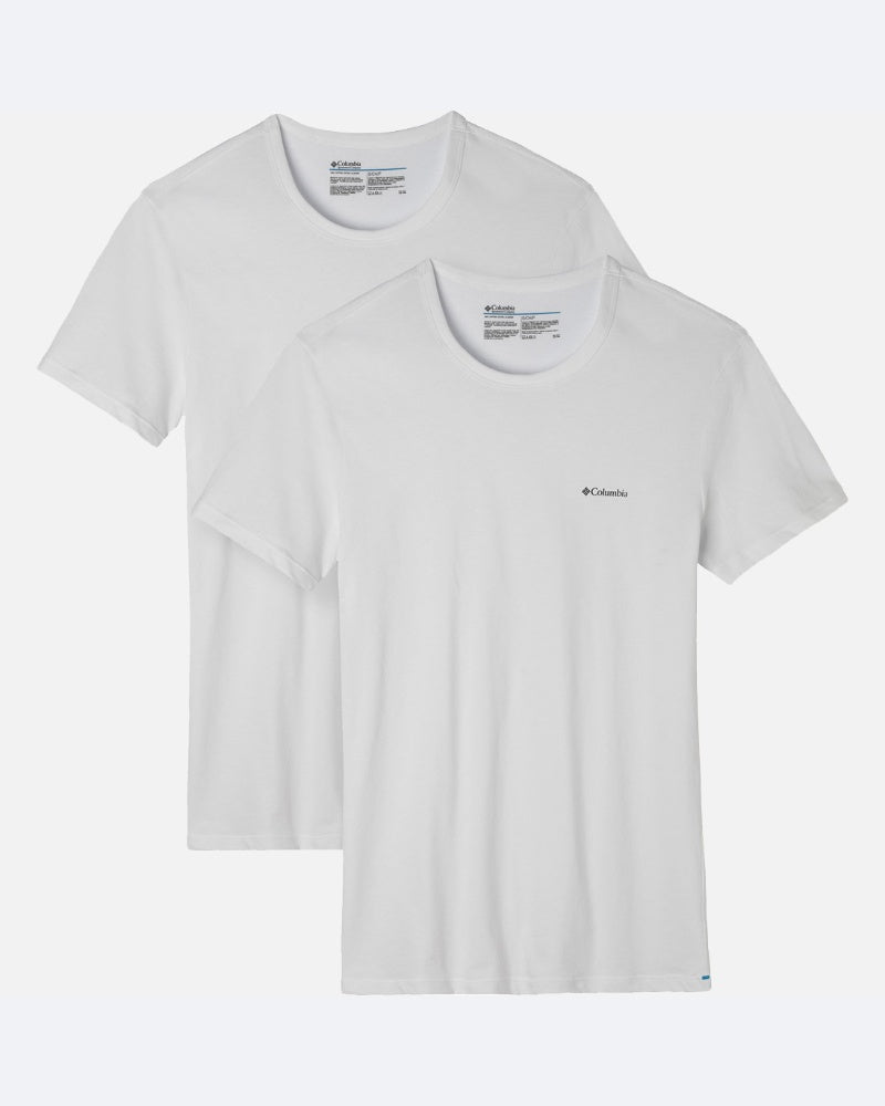 Cotton Stretch Crew Neck T 2-pk