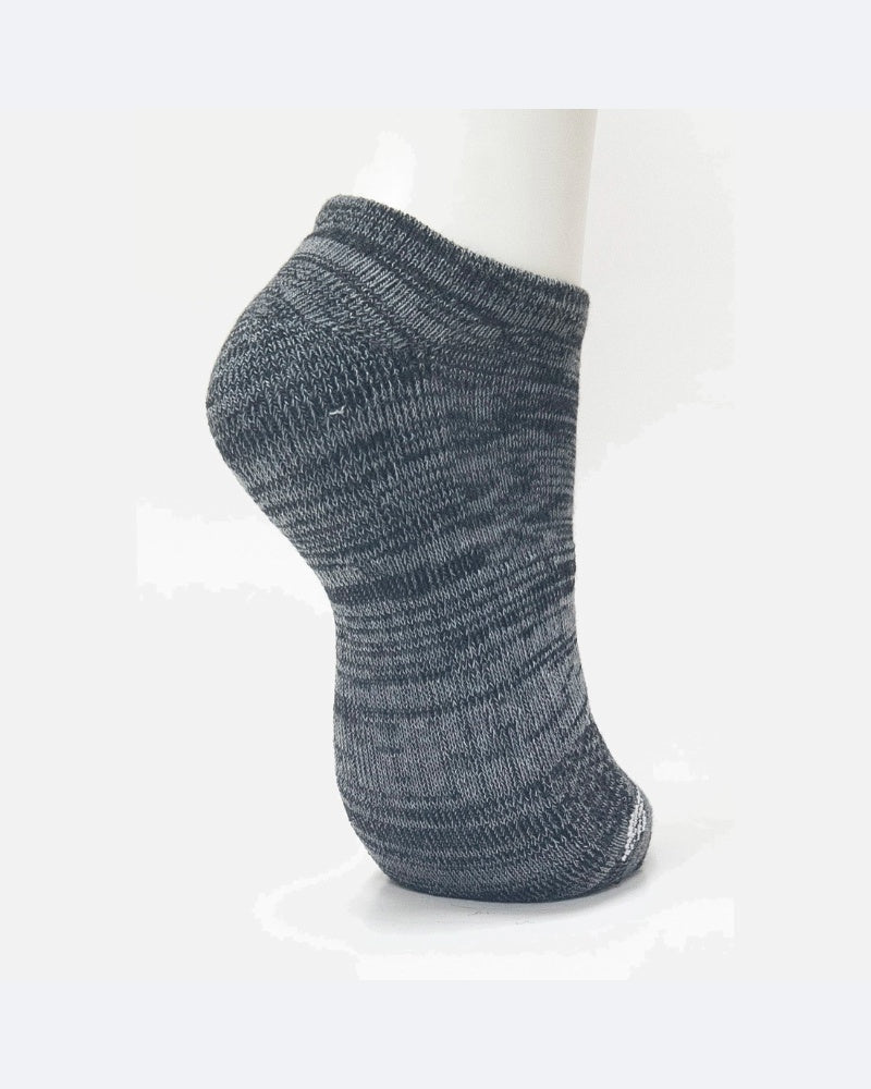 Space Dye No Show Half Cush 2pk